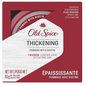 Old Spice Thickening Men's Pomade with Biotin Brand New in Box‎ 2.22oz.